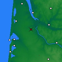 Nearby Forecast Locations - Bordeaux - Map
