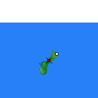Nearby Forecast Locations - Hag&aring;t&ntilde;a - Map