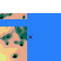 Nearby Forecast Locations - Vanua Balavu - Map
