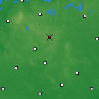 Nearby Forecast Locations - Nidzica - Map
