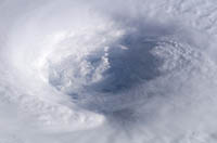Eye of Isabel, which developed into a category 5 monster hurricane