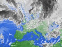 Colored Satellite Europe