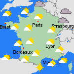 Conditions m&eacute;t&eacute;o actuelles France