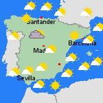 Estado actual del tiempo espa&ntilde;a